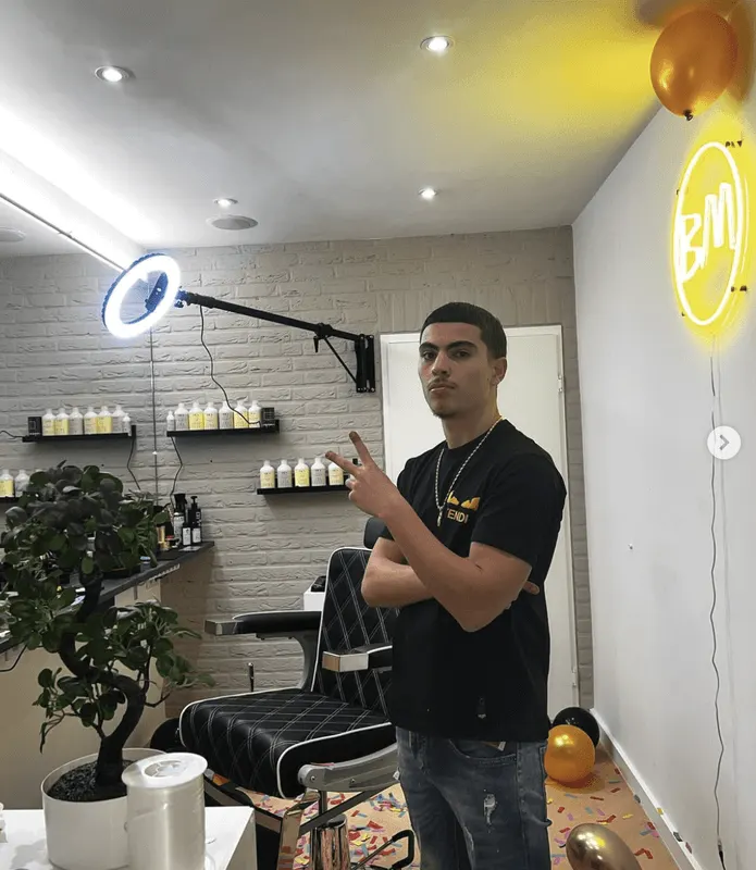 Barber Yilmaz van Barbershop Millionhairs Maastricht